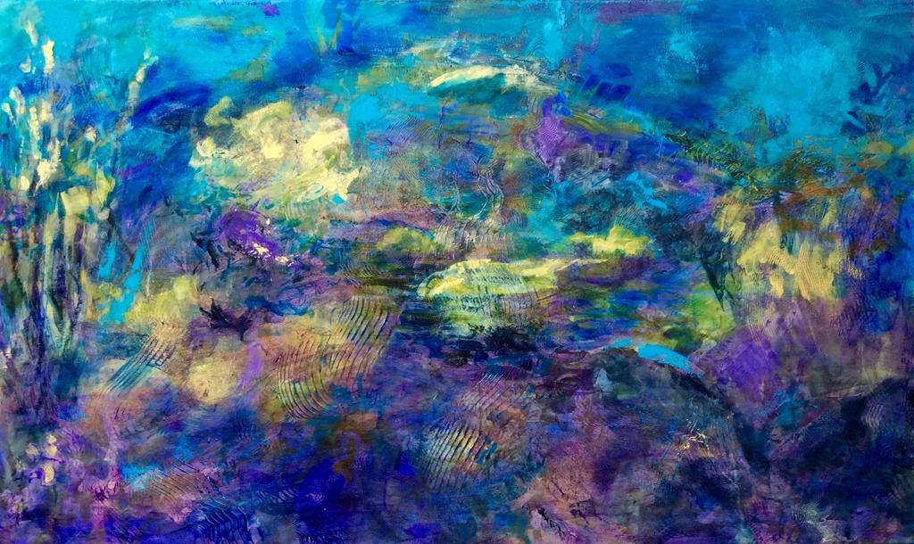 Christine Reimer, Mystere, 36 x 60, acrylic on canvas